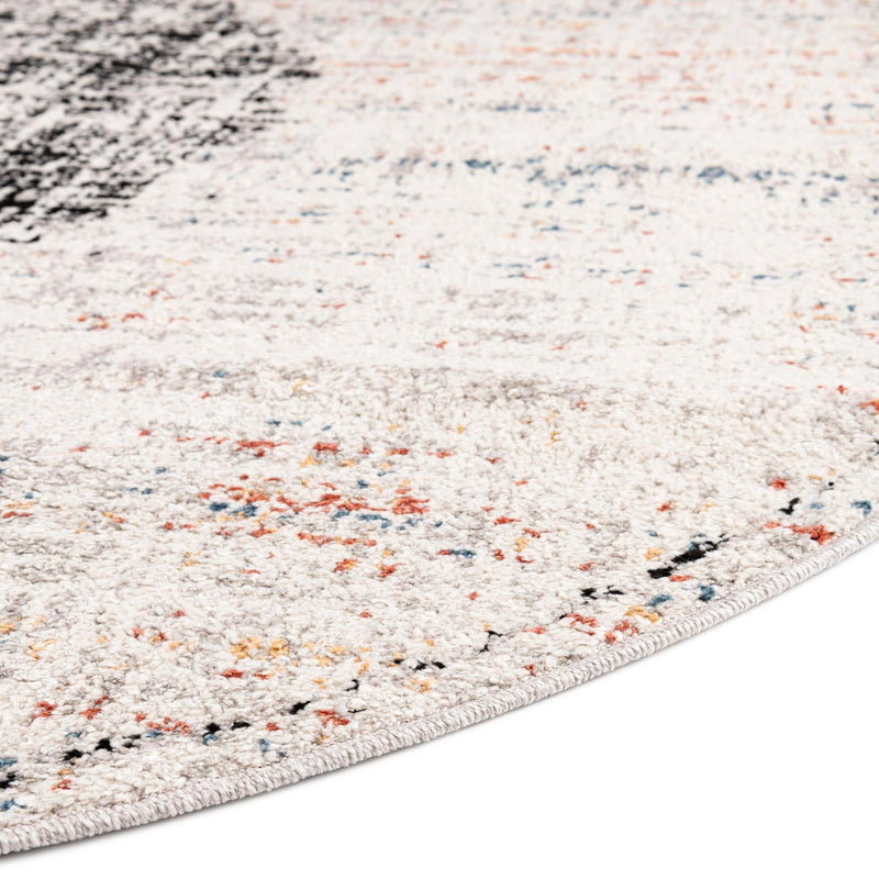 Mediterranea Elegance Collection Area Rug - Ravello Round Ivory lifestyle 24