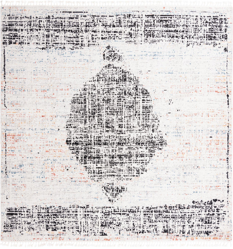 Mediterranea Elegance Collection Area Rug - Ravello Square Ivory lifestyle 10