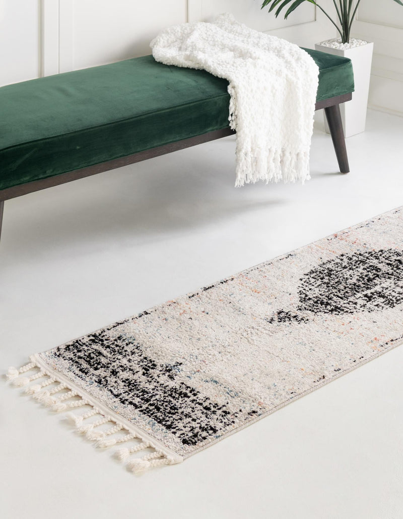 Mediterranea Elegance Collection Area Rug - Ravello Runner Ivory lifestyle 17