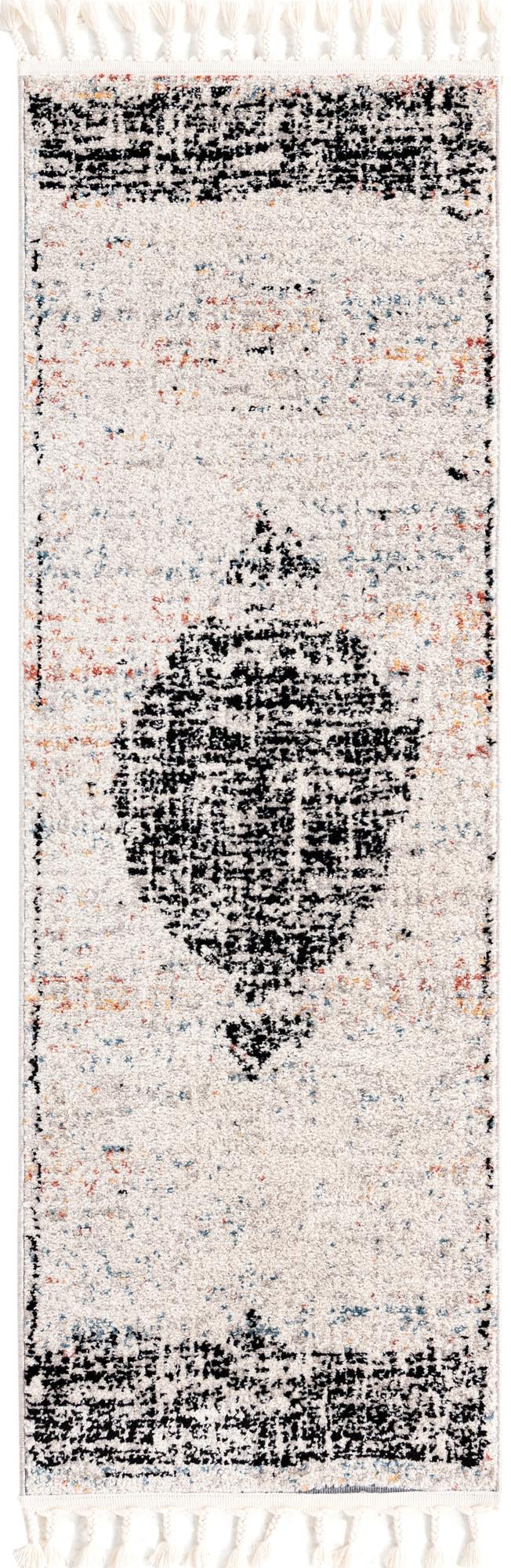 Mediterranea Elegance Collection Area Rug - Ravello Runner Ivory lifestyle 11