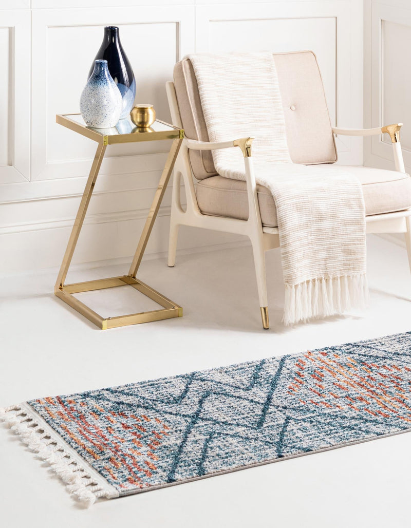 Mediterranea Elegance Collection Area Rug - Taormina Runner Blue lifestyle 39