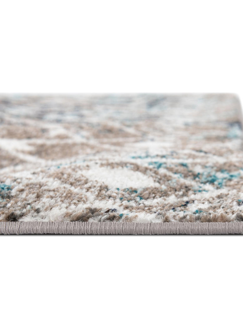 Mediterranean Lattice Collection Area Rug - Santorini (Multi Gray Blue) Rectangle Multi Gray Blue lifestyle 18