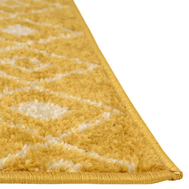 Mediterranean Lattice Collection Area Rug - Santorini (Yellow) Runner Yellow lifestyle 15