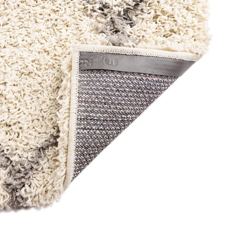 Lattice Loft Shag Collection Area Rug - Chelsea (Ivory) Runner Ivory lifestyle 8