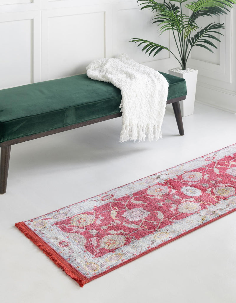 Arcadia Rugs Collection Area Rug - Eden (Red) Runner Red lifestyle 27