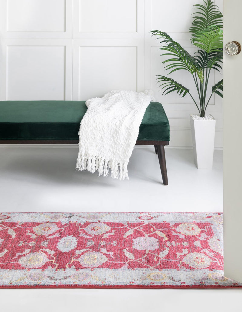 Arcadia Rugs Collection Area Rug - Eden (Red) Runner Red lifestyle 28