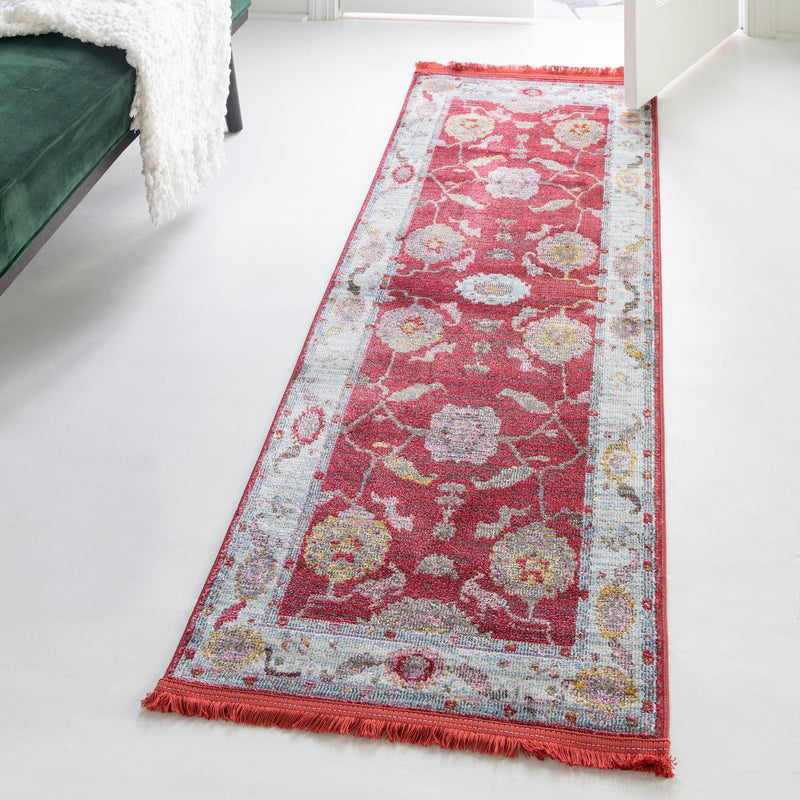 Arcadia Rugs Collection Area Rug - Eden (Red) Runner Red lifestyle 56