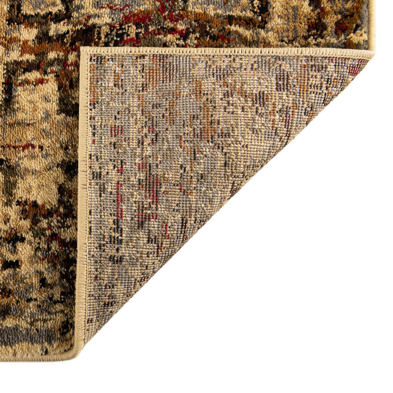 Neptune Elegance Collection Area Rug - Proteus Square Beige Cream lifestyle 80