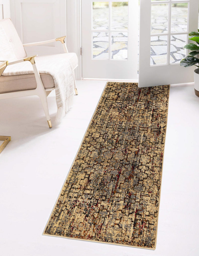 Neptune Elegance Collection Area Rug - Proteus Runner Beige Cream lifestyle 48