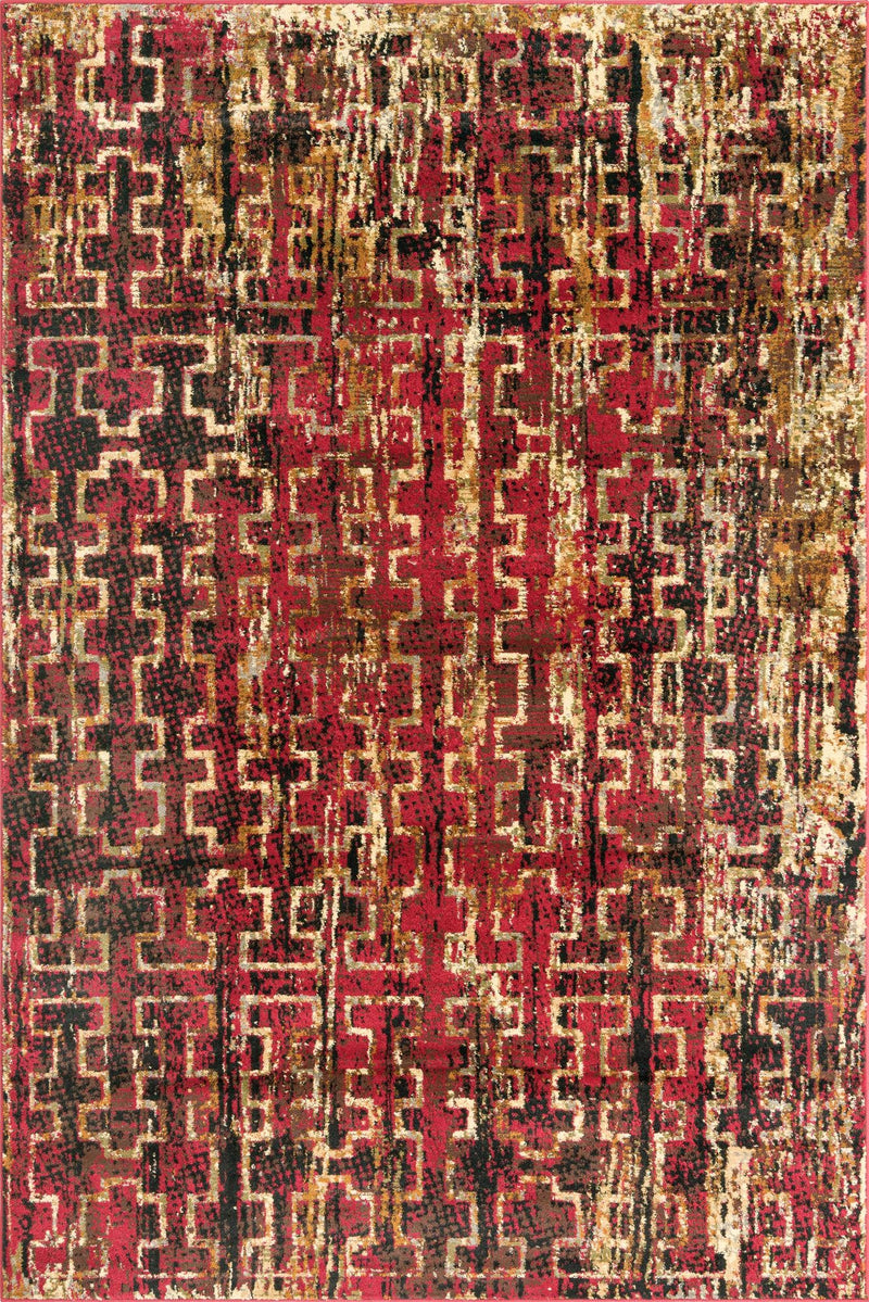 Neptune Elegance Collection Area Rug - Proteus Rectangle Burgundy lifestyle 2