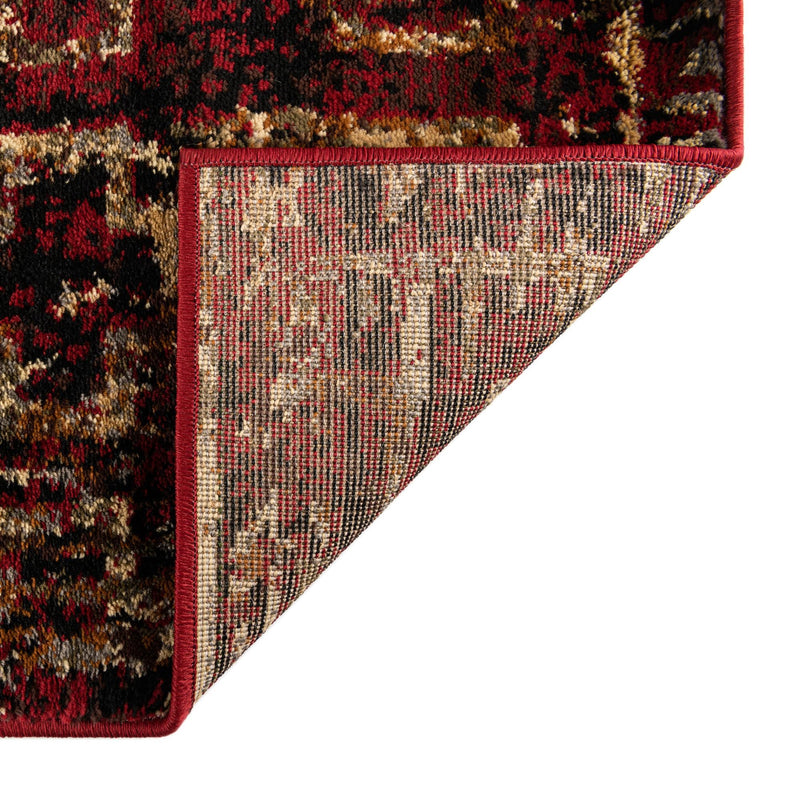 Neptune Elegance Collection Area Rug - Proteus Rectangle Burgundy lifestyle 16