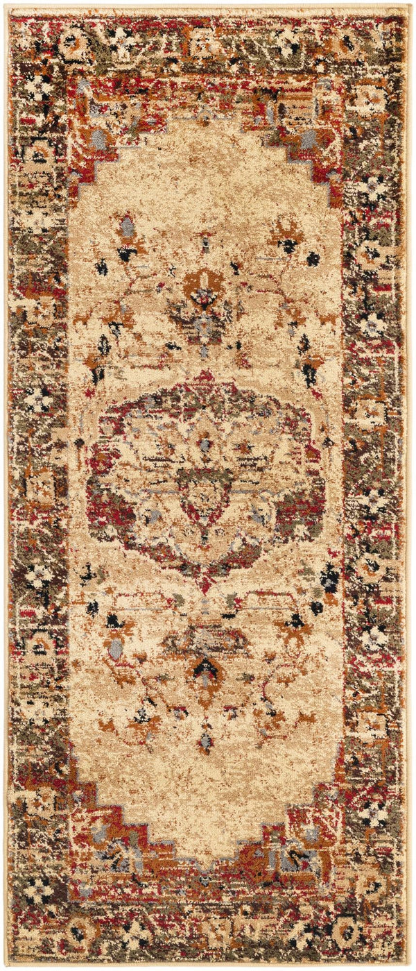 Neptune Elegance Collection Area Rug - Thalassa Runner Cream lifestyle 14