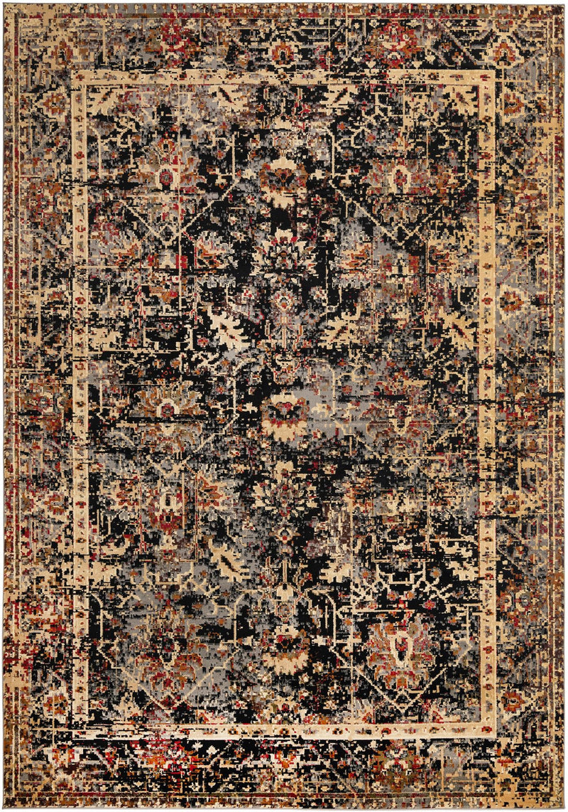 Neptune Elegance Collection Area Rug - Galatea (Black) Rectangle Black Main
