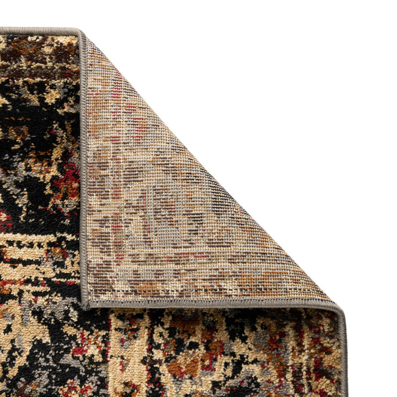 Neptune Elegance Collection Area Rug - Galatea (Black) Rectangle Black lifestyle 8