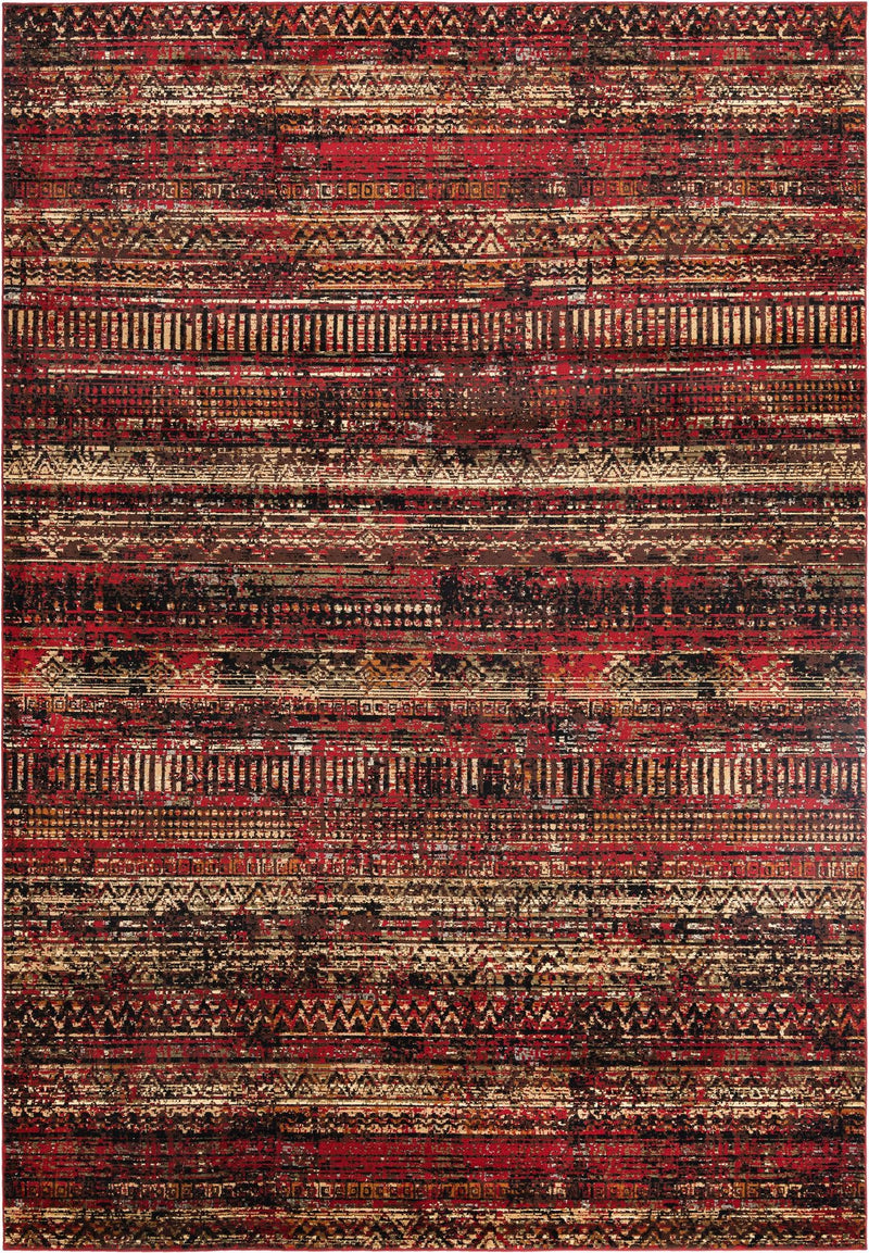 Neptune Elegance Collection Area Rug - Nereid Rectangle Burgundy lifestyle 4