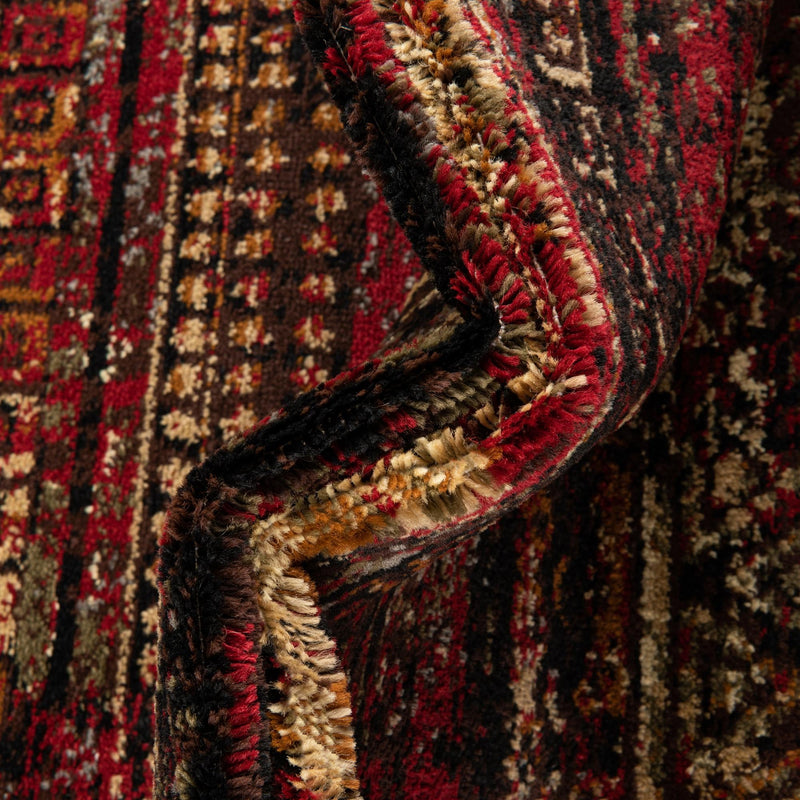 Neptune Elegance Collection Area Rug - Nereid Rectangle Burgundy lifestyle 21