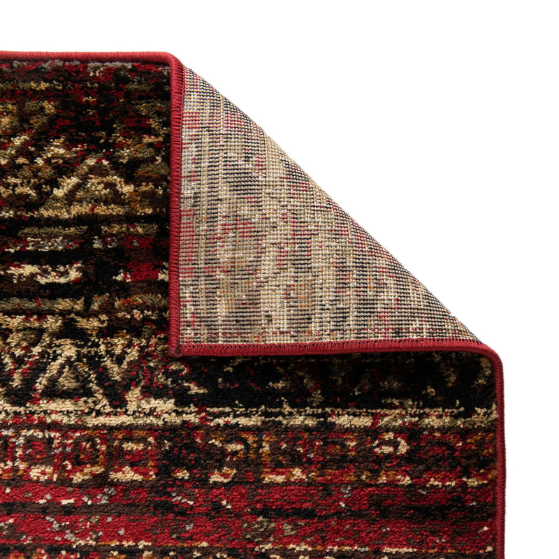Neptune Elegance Collection Area Rug - Nereid Rectangle Burgundy lifestyle 24