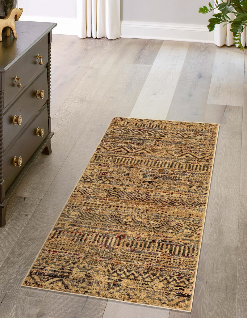 Neptune Elegance Collection Area Rug - Nereid Runner Beige lifestyle 61