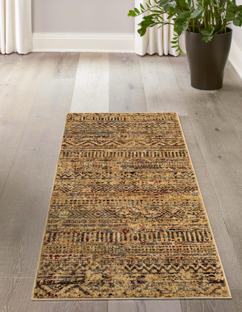 Neptune Elegance Collection Area Rug - Nereid Runner Beige lifestyle 72