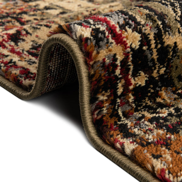 Neptune Elegance Collection Area Rug - Galatea (Green) Rectangle Green lifestyle 9