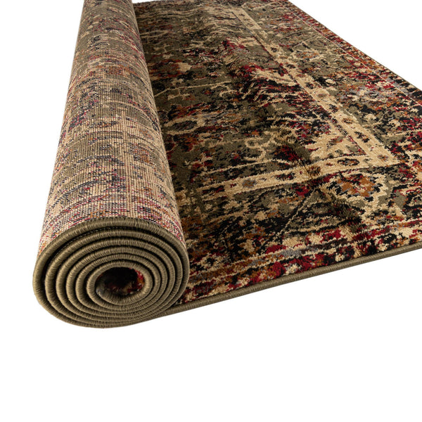 Neptune Elegance Collection Area Rug - Galatea (Green) Rectangle Green lifestyle 11