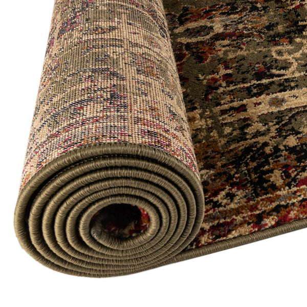 Neptune Elegance Collection Area Rug - Galatea (Green) Round Green lifestyle 54