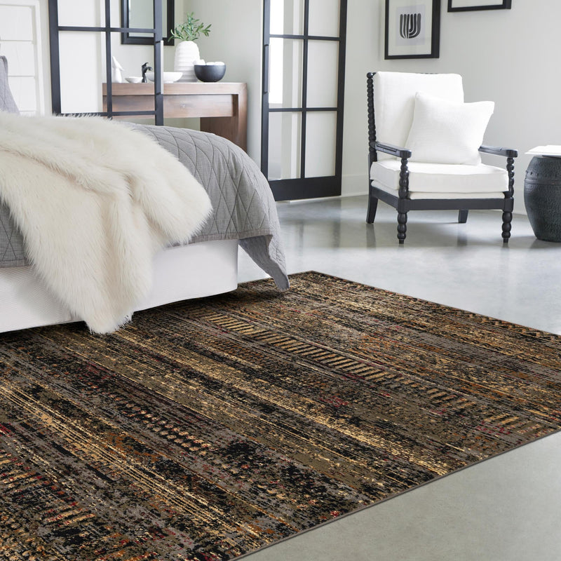Neptune Elegance Collection Area Rug - Nereid Rectangle Blue lifestyle 43