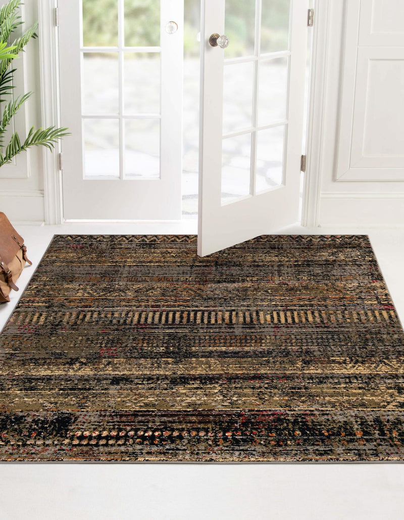 Neptune Elegance Collection Area Rug - Nereid Square Blue lifestyle 55