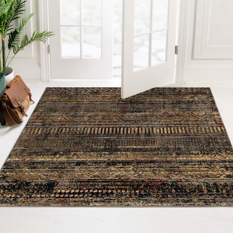 Neptune Elegance Collection Area Rug - Nereid Square Blue lifestyle 187