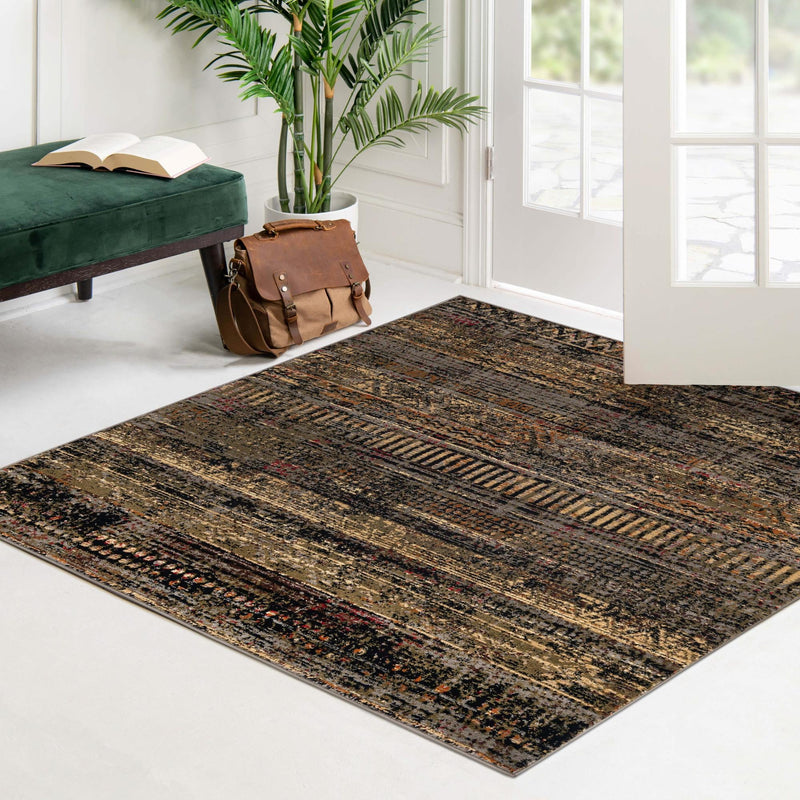 Neptune Elegance Collection Area Rug - Nereid Square Blue lifestyle 194