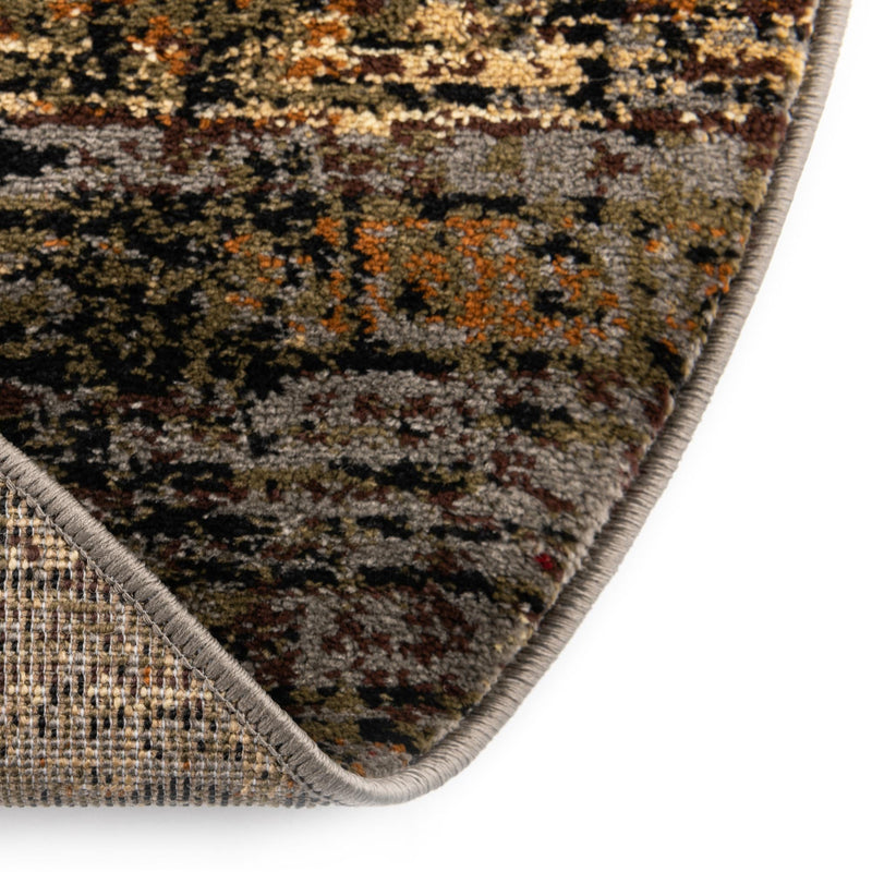 Neptune Elegance Collection Area Rug - Nereid Round Blue lifestyle 123