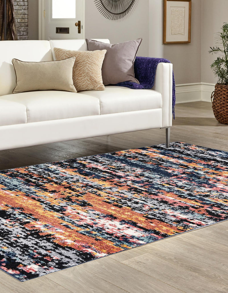 Marrakech Mosaic Collection Area Rug - Berber Rectangle Multi lifestyle 3