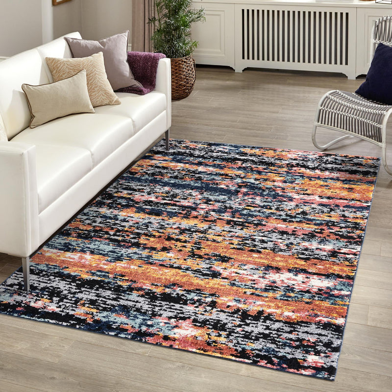 Marrakech Mosaic Collection Area Rug - Berber Rectangle Multi lifestyle 14