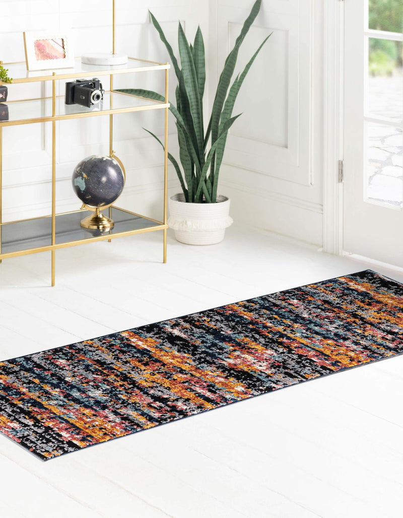 Marrakech Mosaic Collection Area Rug - Berber Runner Multi lifestyle 24