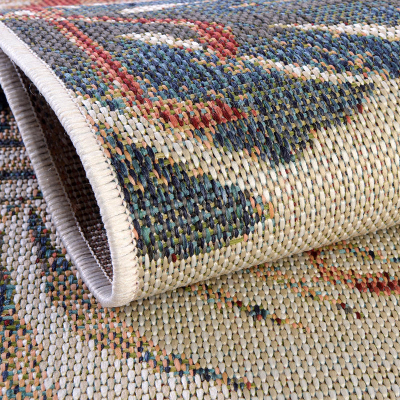 Coastal Terrace Collection Area Rug - Seabreeze Rectangle Ivory lifestyle 9