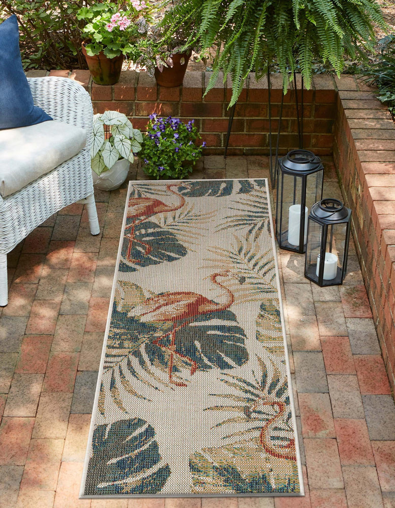 Coastal Terrace Collection Area Rug - Seabreeze Runner Ivory lifestyle 32