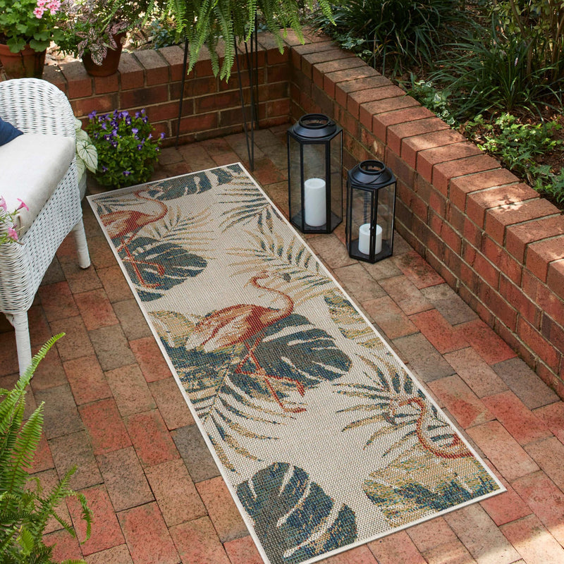 Coastal Terrace Collection Area Rug - Seabreeze Runner Ivory lifestyle 71