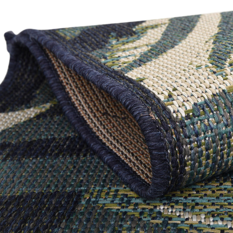 Coastal Terrace Collection Area Rug - Anchor Rectangle Navy Blue lifestyle 9