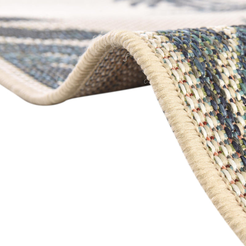 Coastal Terrace Collection Area Rug - Anchor Rectangle Ivory lifestyle 9