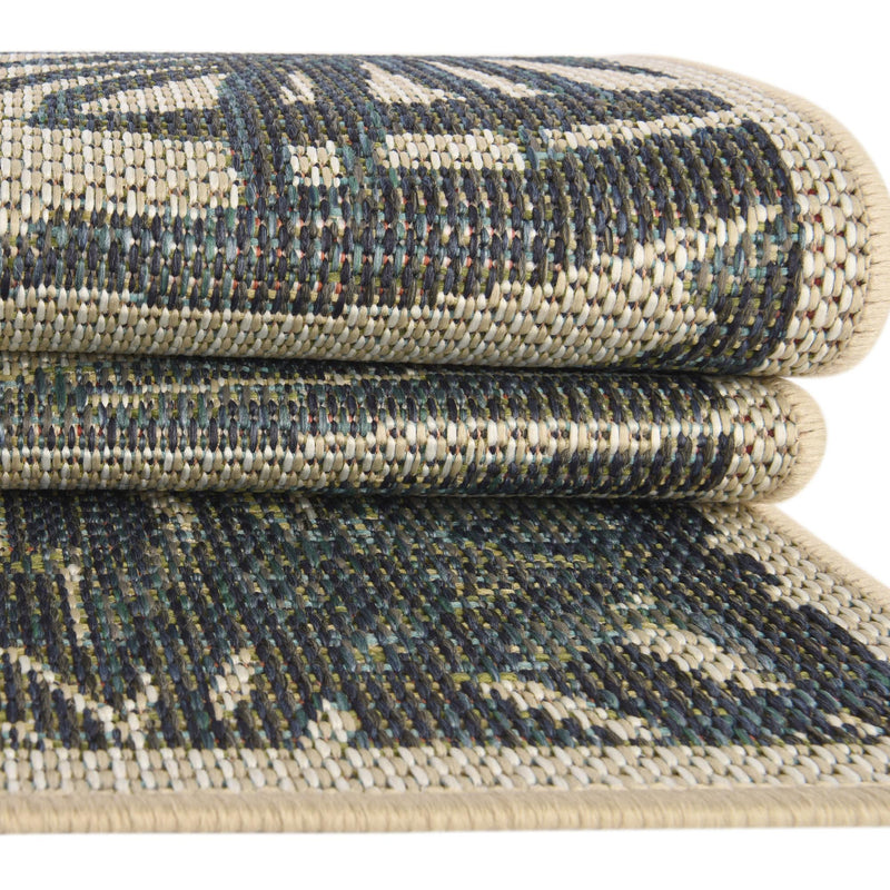 Coastal Terrace Collection Area Rug - Anchor Rectangle Ivory lifestyle 13