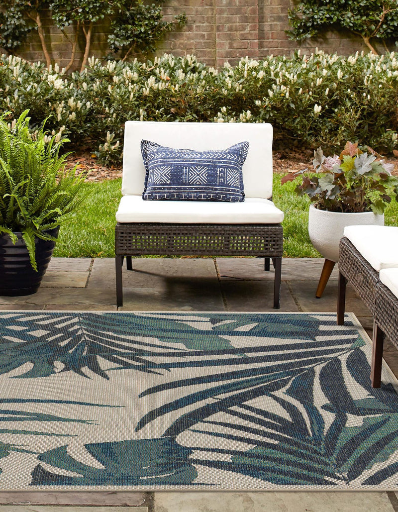 Coastal Terrace Collection Area Rug - Anchor Square Ivory lifestyle 22