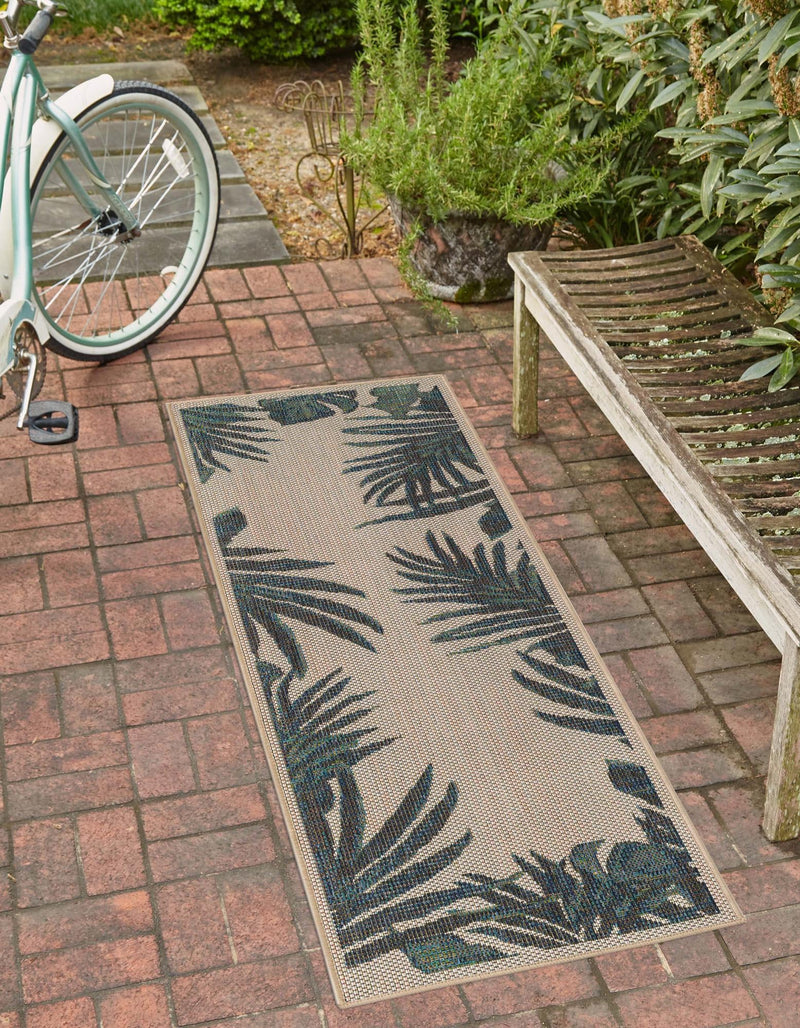 Coastal Terrace Collection Area Rug - Anchor Runner Ivory lifestyle 20