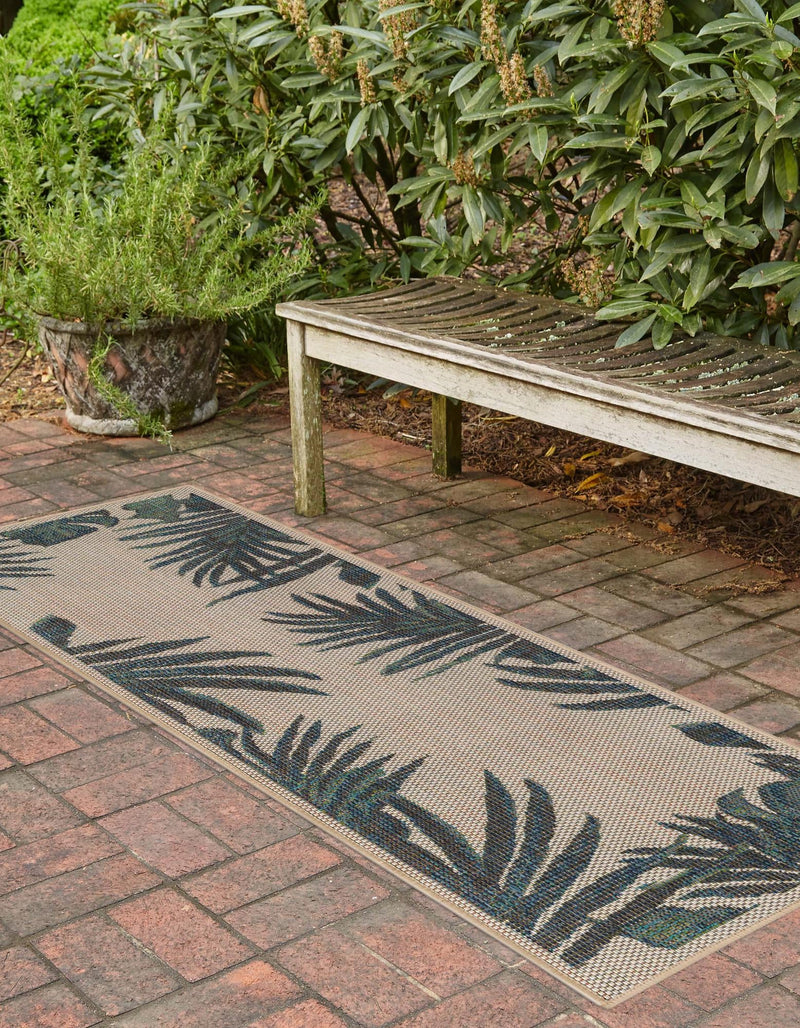 Coastal Terrace Collection Area Rug - Anchor Runner Ivory lifestyle 24