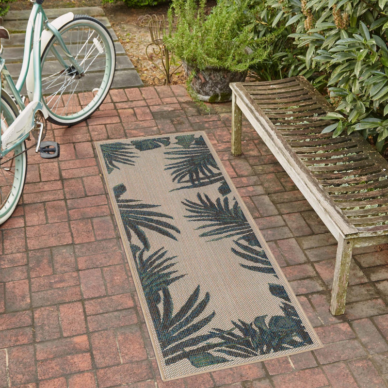 Coastal Terrace Collection Area Rug - Anchor Runner Ivory lifestyle 68