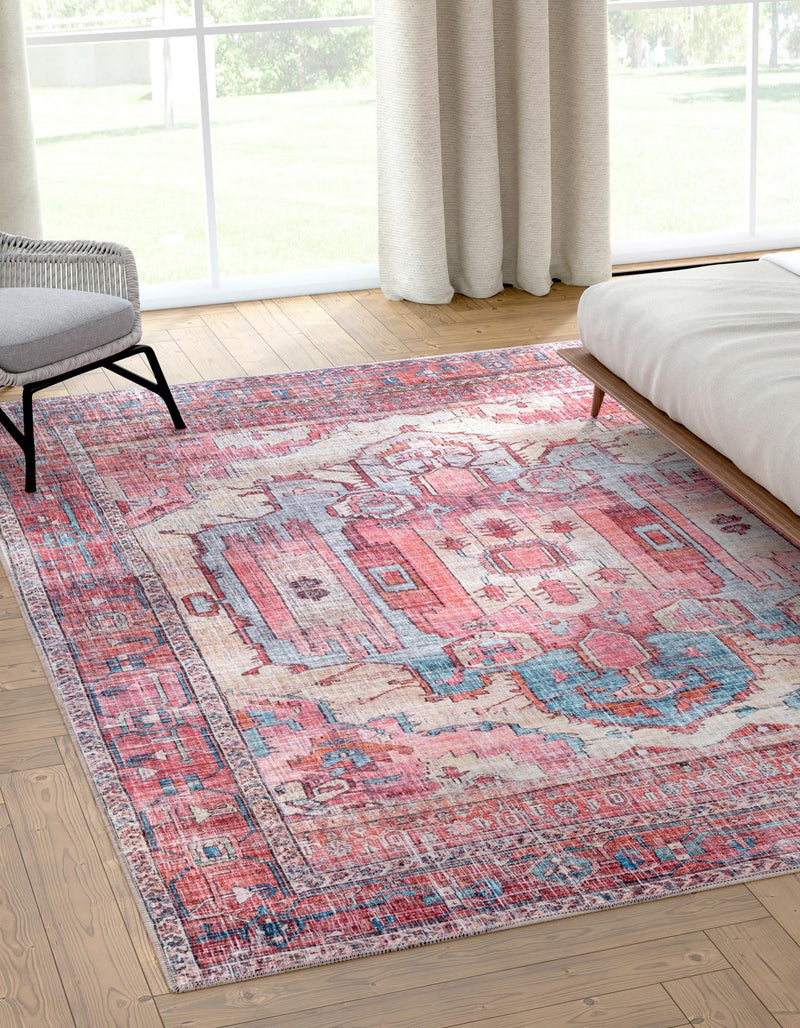 Zahara Oasis Collection Area Rug - Sahara Rectangle Beige lifestyle 3