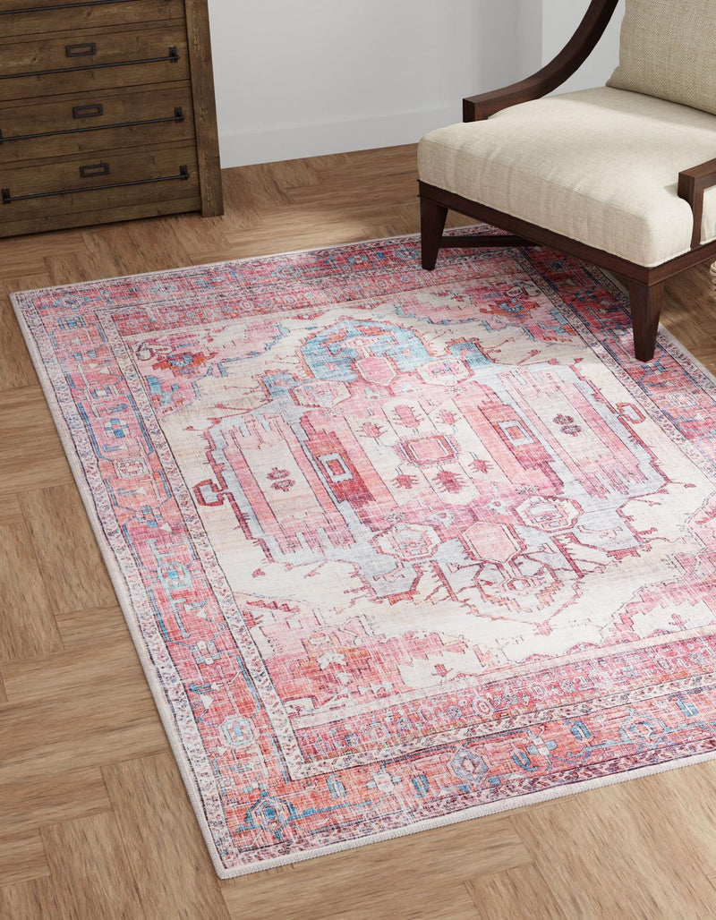 Zahara Oasis Collection Area Rug - Sahara Rectangle Beige lifestyle 4