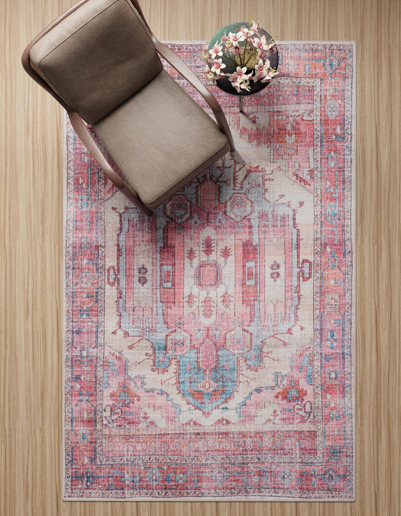Zahara Oasis Collection Area Rug - Sahara Rectangle Beige lifestyle 21