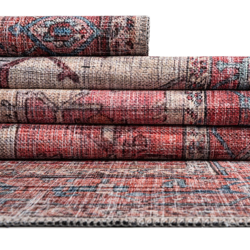 Zahara Oasis Collection Area Rug - Sahara Rectangle Beige lifestyle 41