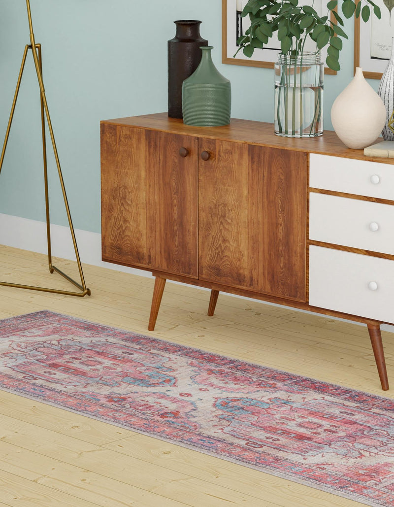 Zahara Oasis Collection Area Rug - Sahara Runner Beige lifestyle 84