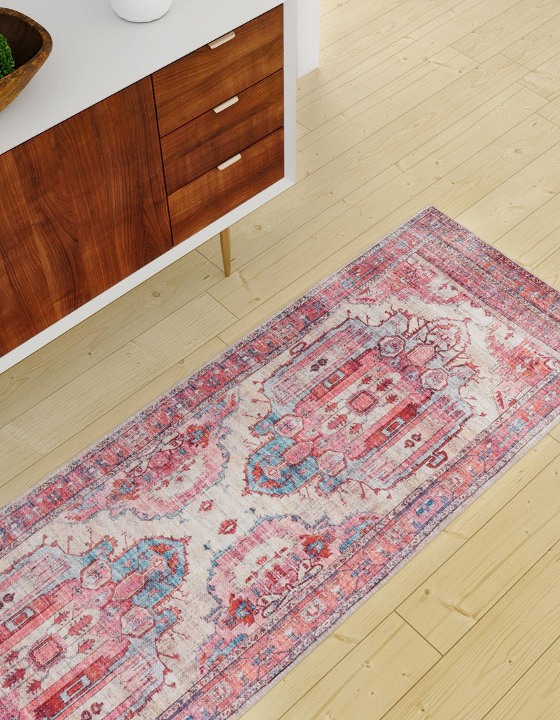 Zahara Oasis Collection Area Rug - Sahara Runner Beige lifestyle 175
